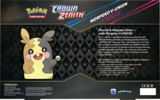 Pokemon: Crown Zenith - Morpeko V-Union - Premium Playmat Collection