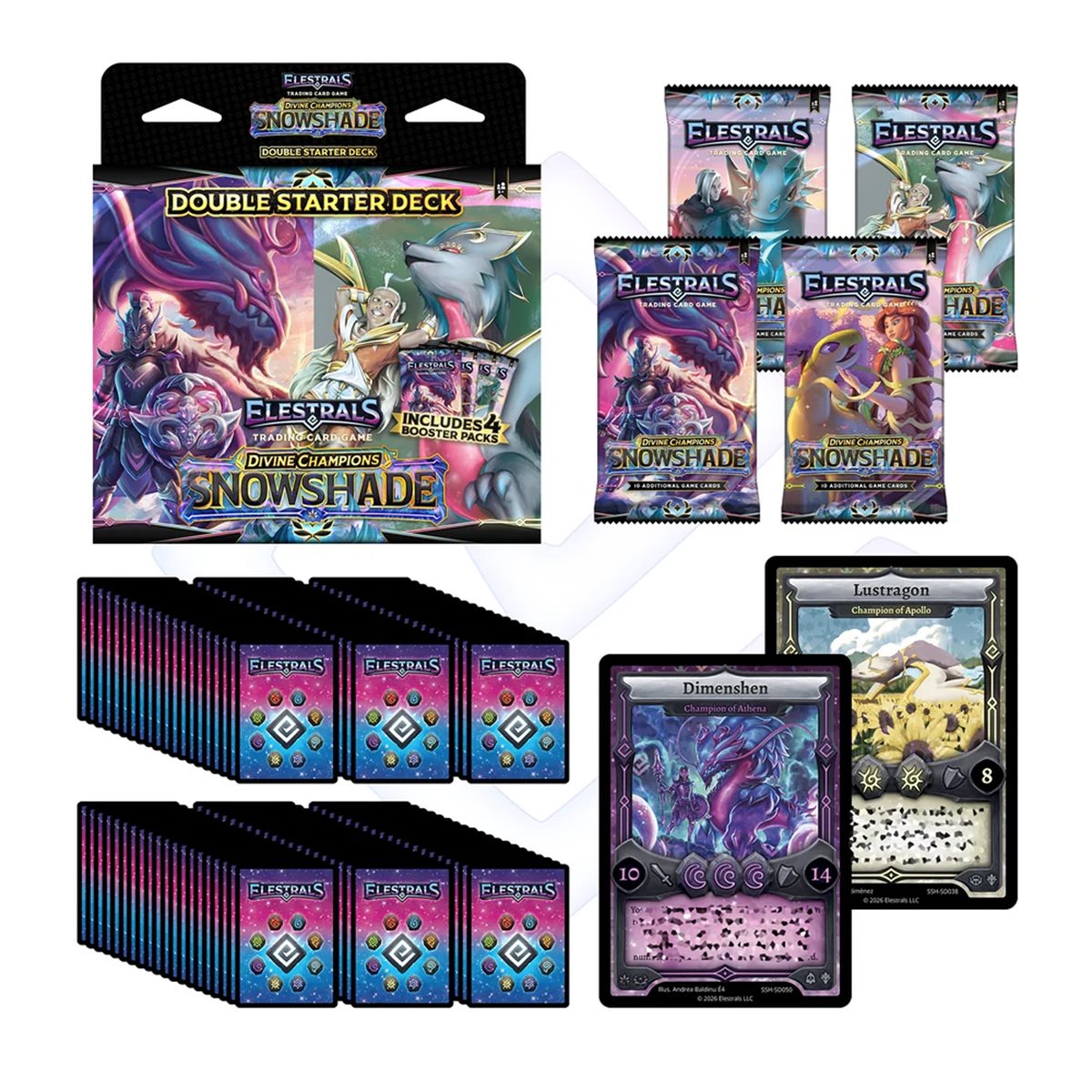 Elestrals: Snowshade- Starter Deck Double- Athena vs. Apollo