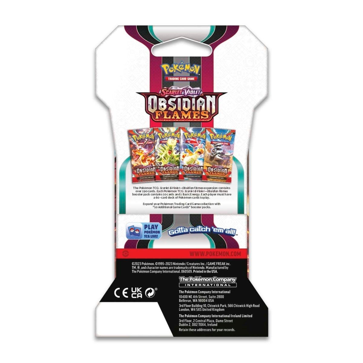 Scarlet & Violet-Obsidian Flames Sleeved Booster PackI