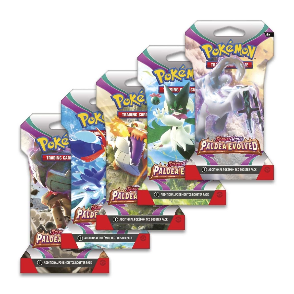 how to open 10 card pokemon pack tcg Pokémon TCG: Scarlet & Violet-Paldea Evolved Sleeved Booster Pack (10 Cards)