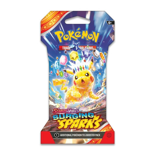 Pokémon TCG: Scarlet & Violet-Surging Sparks Sleeved Booster Pack (10 Cards)