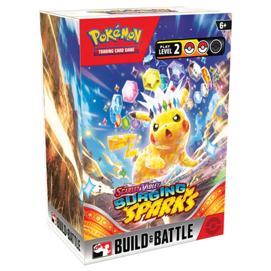 Pokemon Trading Card Game: Scarlet and Violet Surging Sparks Build and Battle Box