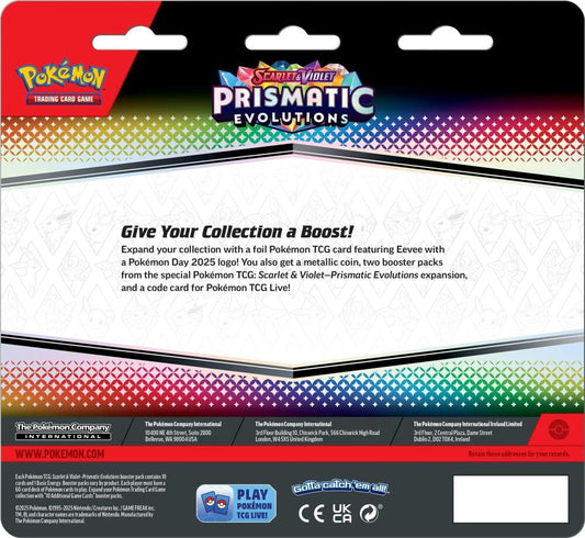 Pokemon Trading Card Game Prismatic Evolutions Blister - Two Pack