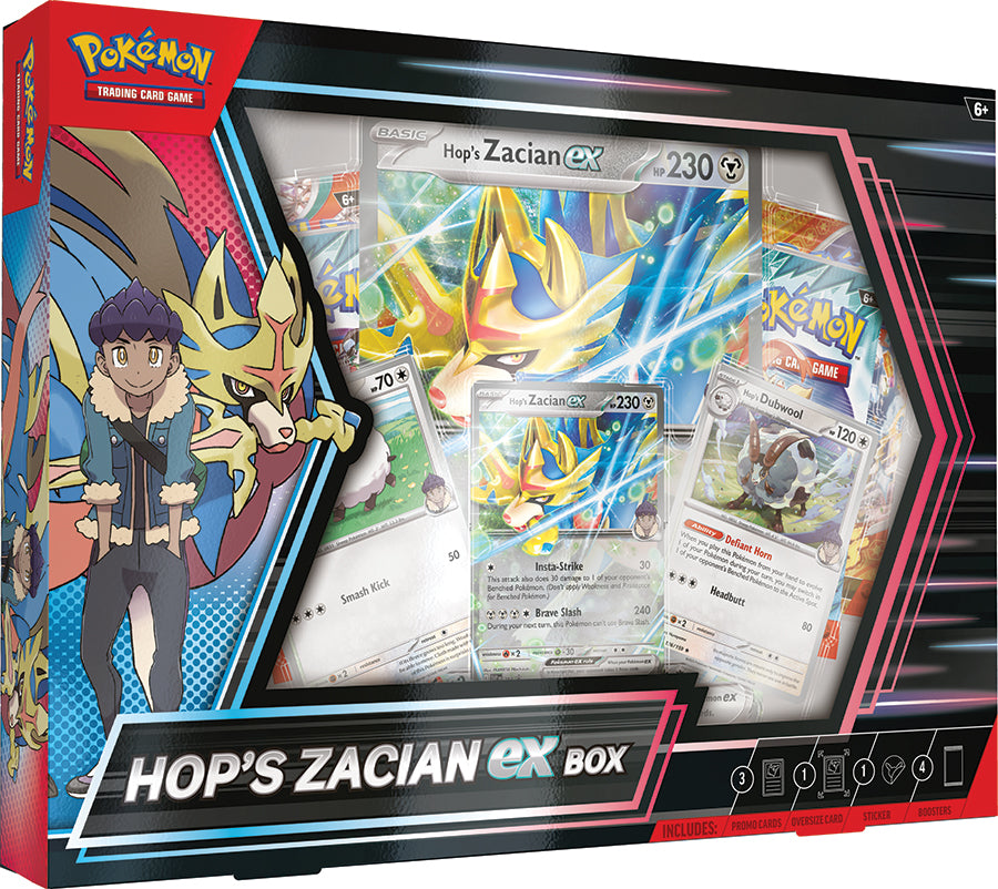 Pokemon TCG: Hop`s Zacian ex Box