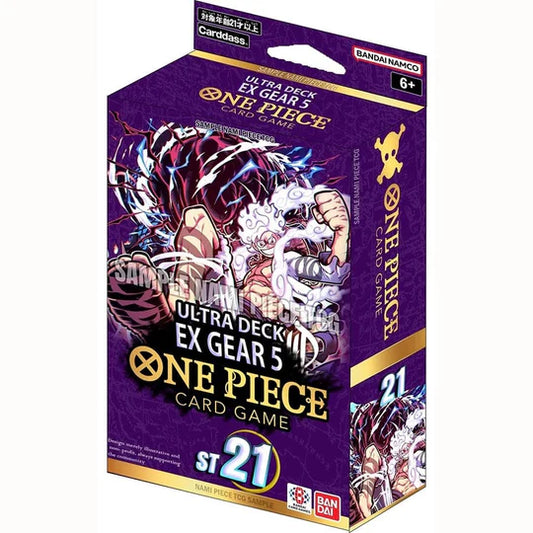 One Piece TCG Ultra Deck Ex Gear 5 Display (ST-21)