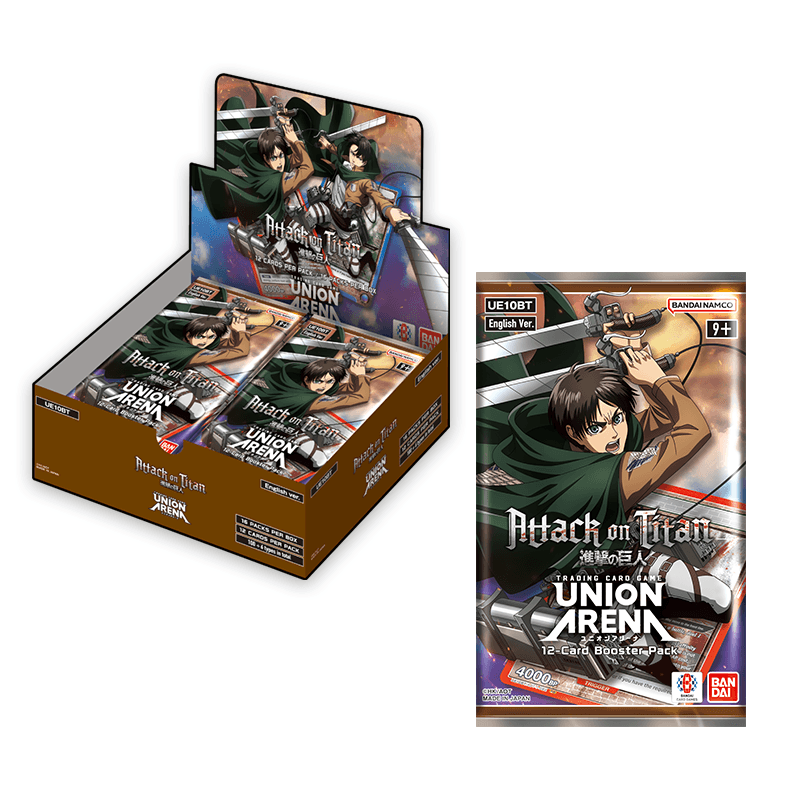 union arena booster boxes - Attack on Titan - Box Level up the fun of Union Arena Union Arena Kaiju No. 8