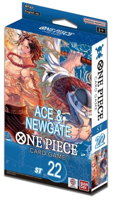 one piece card game ace deck One Piece TCG Ace & Newgate Starter Deck (ST-22)