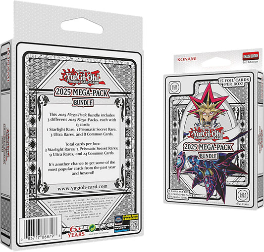Yu-Gi-Oh!: 2025 Mega-Pack Bundle - 1st Edition (1 Random Bundle Assorted Style)