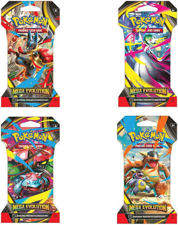 Pokemon Mega Evolution Sleeved Booster Pack