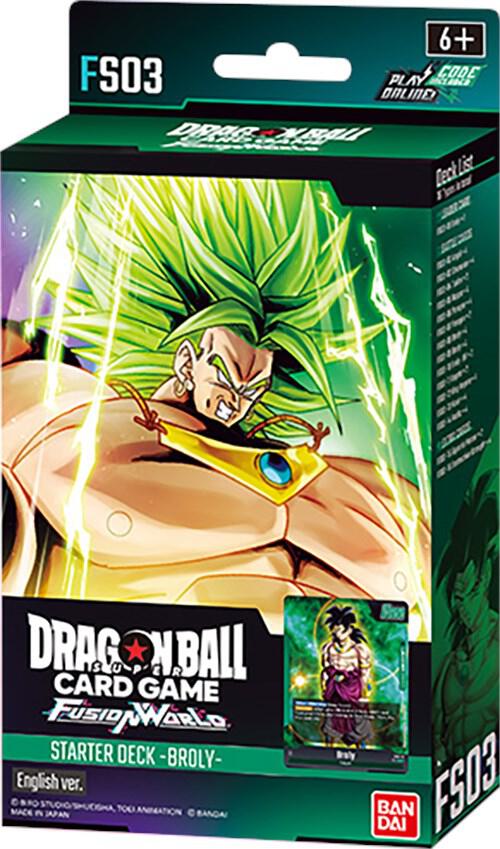 Dragon Ball Super Card Game Fusion World Starter Deck 3: Broly (FS03)