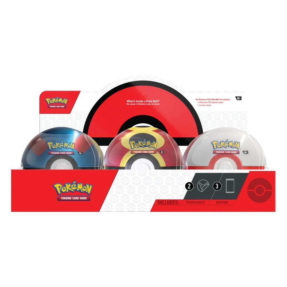 Pokemon TCG: Pokeball Tin (Q4 2025)One Random Pulled Tin