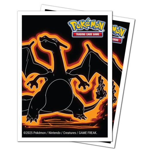 Pokemon Apex Deck Protector Neon Kanto Charizard Card Sleeves (105 Count)