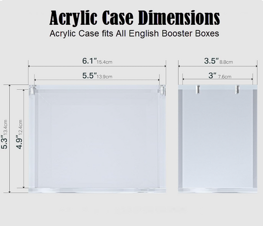 Booster Box Acrylic Display Case