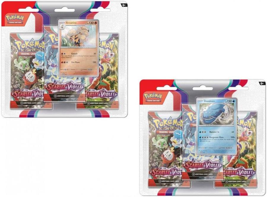 Scarlet & Violet Base Set 3 Pack Blister SV01: (1 Random 3 Pack Blister)