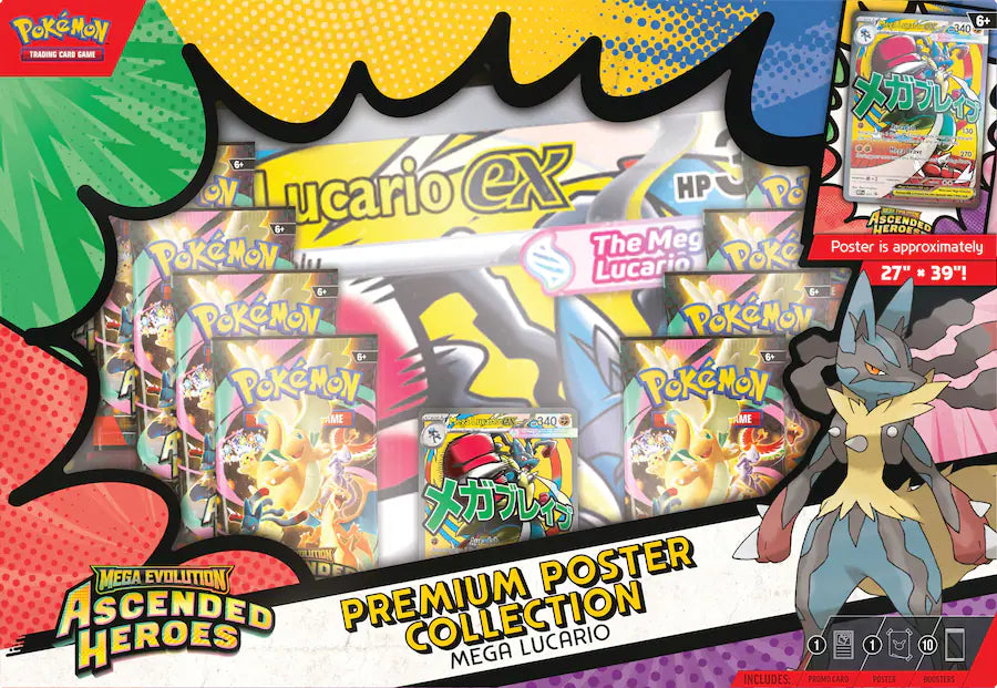 Pokémon TCG: Ascended Heroes: Premium Poster Collection ( Pre- Order Ships  Late March)L – Wyntercreek Cards & Collectibles