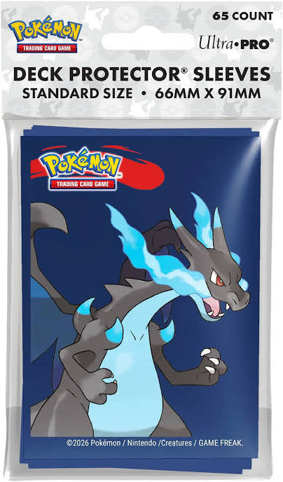 Mega Charizard X 65-Count Deck Protector Sleeves