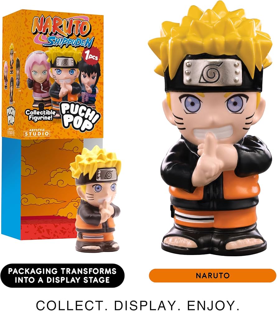Naruto: Shippuden Puchipop Wave 1 Figurine Blind Box [1 of 8 1 Randomly Pulled Blind Box)