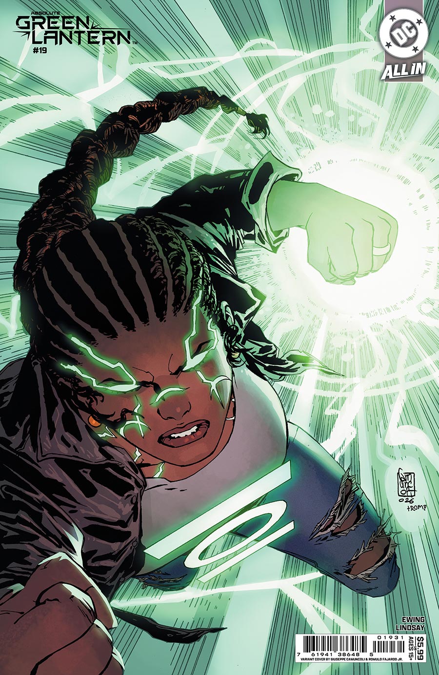 Absolute Green Lantern #19 Cover C Variant Giuseppe Camuncoli