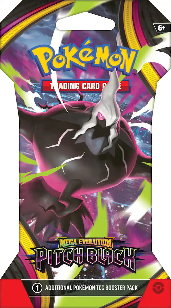 Pokémon - Mega Evolution— Pitch Black Sleeved Booster (1 Random Sleeved Booster )