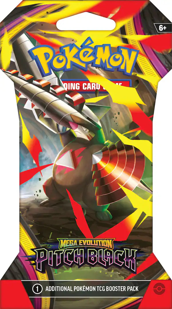 Pokémon - Mega Evolution— Pitch Black Sleeved Booster (1 Random Sleeved Booster )