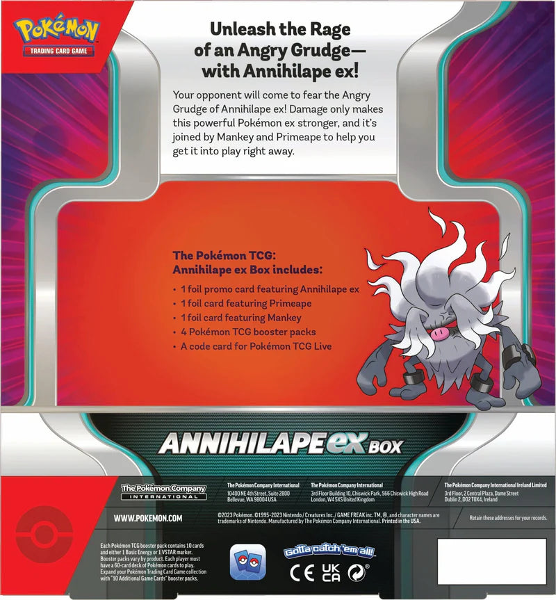 Pokémon TCG: Annihilape ex Box