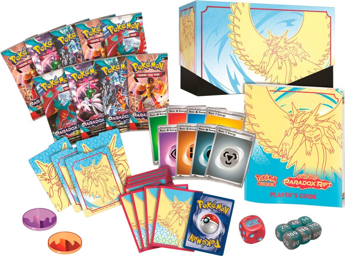 Pokémon TCG: Scarlet & Violet-Paradox Rift Elite Trainer Box (Roaring Moon )