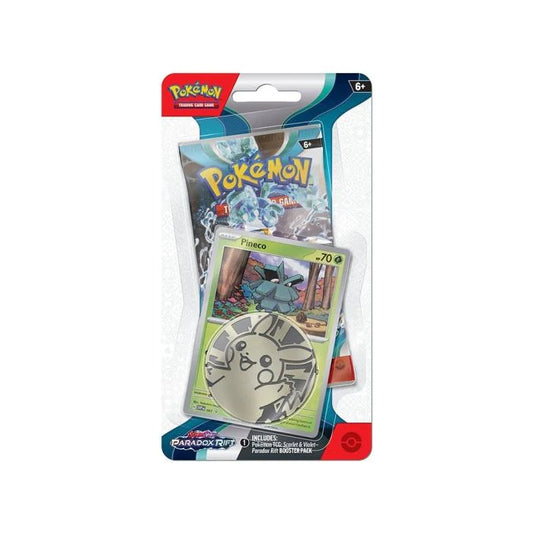 Pokemon: Scarlet & Violet - Paradox Rift - Checklane Blister Pack (Pineco)