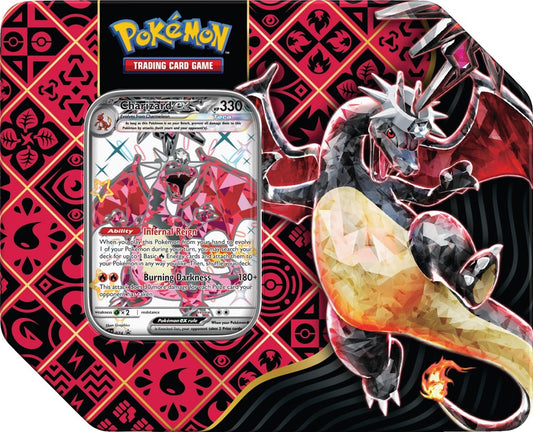 Pokemon: Scarlet & Violet - Paldean Fates Charizard ex Tin