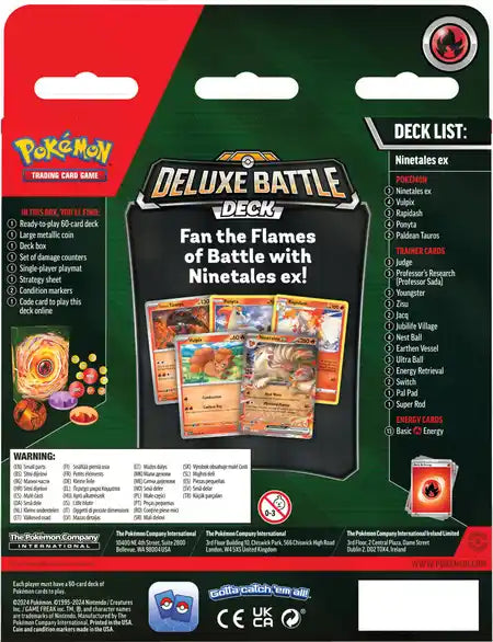 Deluxe Battle Deck: Zapdos ex / Ninetales ex