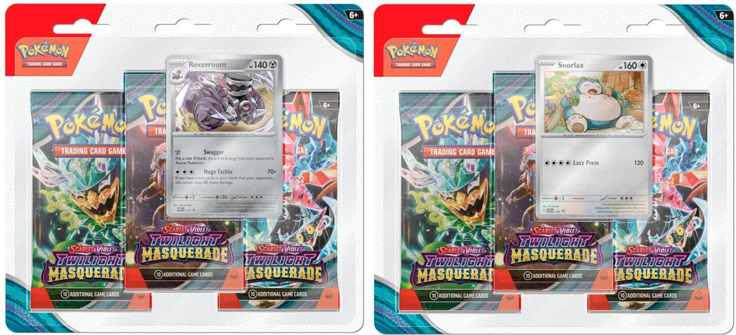 Pokemon TCG: Scarlet & Violet - Twilight Masquerade Three-Booster Blister