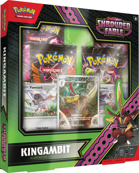 Pokemon TCG: Scarlet & Violet - Shrouded Fable Kingambit Illustration Collection