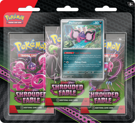 Pokémon - Trading Card Game: Scarlet & Violet - Shrouded Fable 3pk Booster