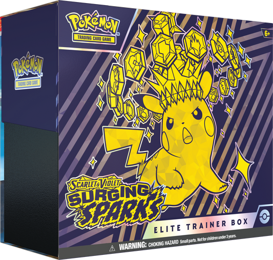 Pokemon TCG: Surging Sparks Elite Trainer Box Pre-Order ships early November