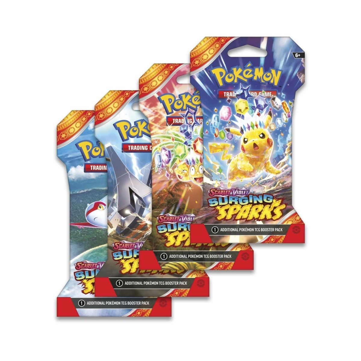 Pokémon TCG: Scarlet & Violet-Surging Sparks Sleeved Booster Pack (10 Cards)