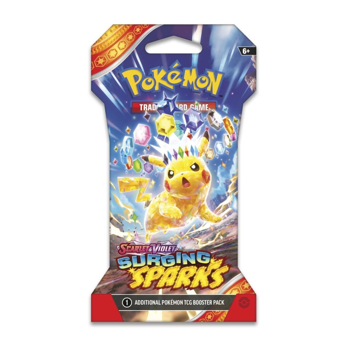 Pokémon TCG: Scarlet & Violet-Surging Sparks Sleeved Booster Pack (10 Cards)