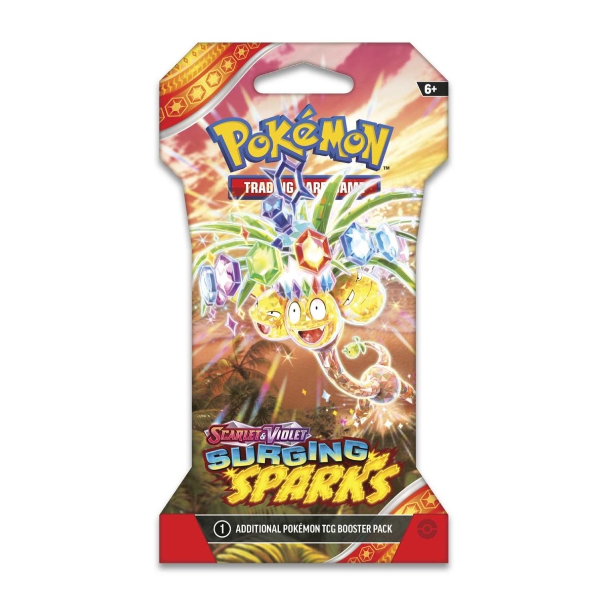 Pokémon TCG: Scarlet & Violet-Surging Sparks Sleeved Booster Pack (10 Cards)