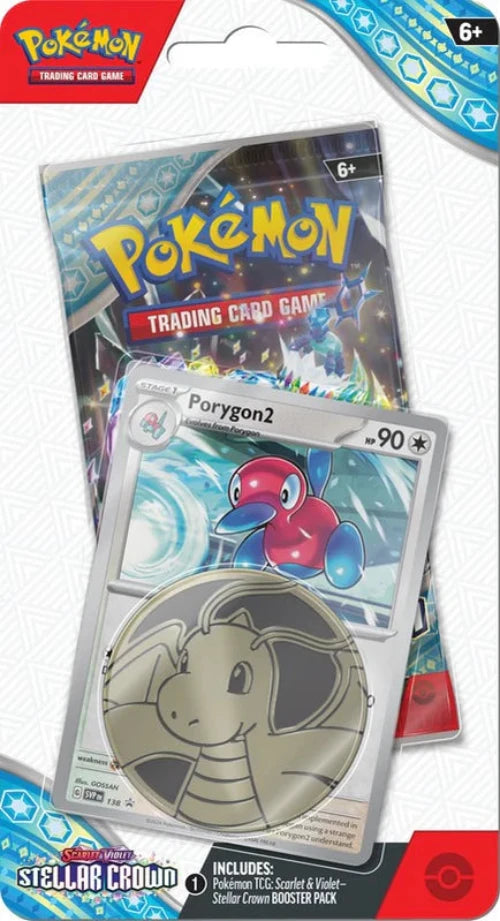 Pokémon TCG: Stellar Crown – Checklane Blister Porygon 2, Horsea