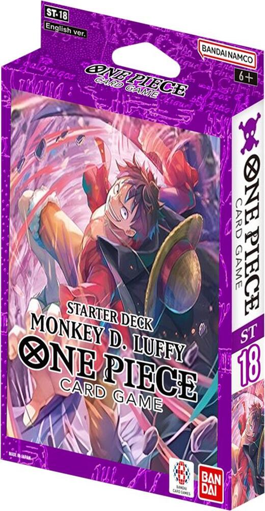 One Piece Purple - Monkey.D.Luffy Starter Deck Display ST-18