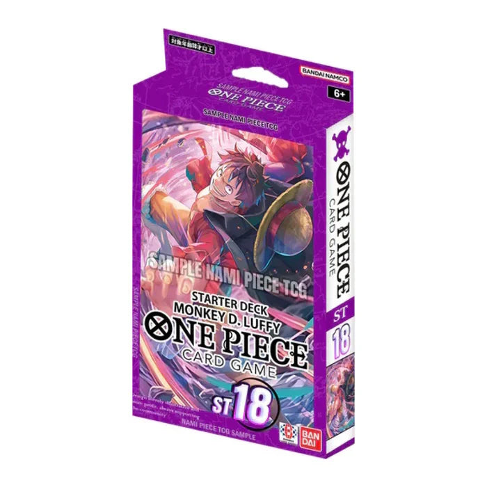 One Piece Purple - Monkey.D.Luffy Starter Deck Display ST-18