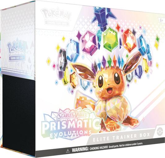 Prismatic Evolutions Elite Trainer Box Preorder Ships Mid January