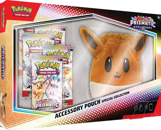 Prismatic Evolutions Accessory Pouch Special Collection Preorder Ships Late April 2025