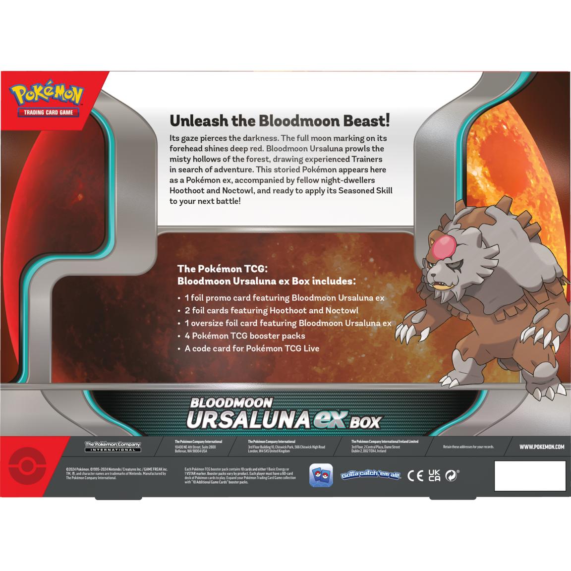 Pokemon TCG: Bloodmoon Ursaluna ex Box