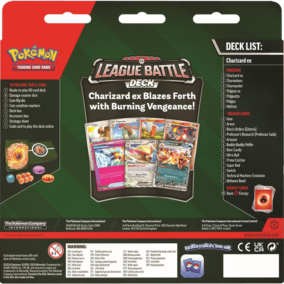 Pokémon TCG: Charizard ex League Battle Deck