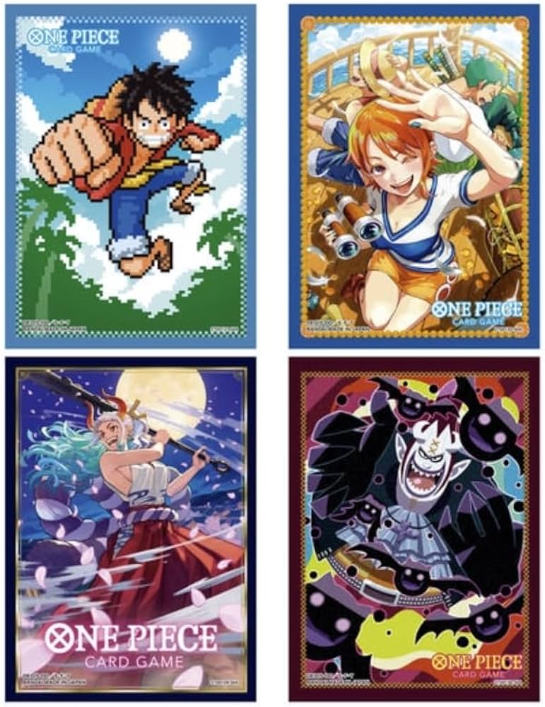 One Piece Card Game Official Sleeves: Assortment Volume 8  (70-Pack) - Bandai Card Sleeves