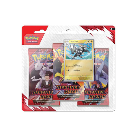 Pokemon TCG: Scarlet & Violet - Destined Rivals Three-Booster Blister ( One Random 3 Pack Blister)