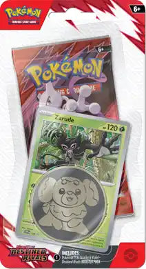Pokemon TCG: Scarlet and Violet Destined Rivals  (SV10) Checklane Blister (One Random Blister Pack)