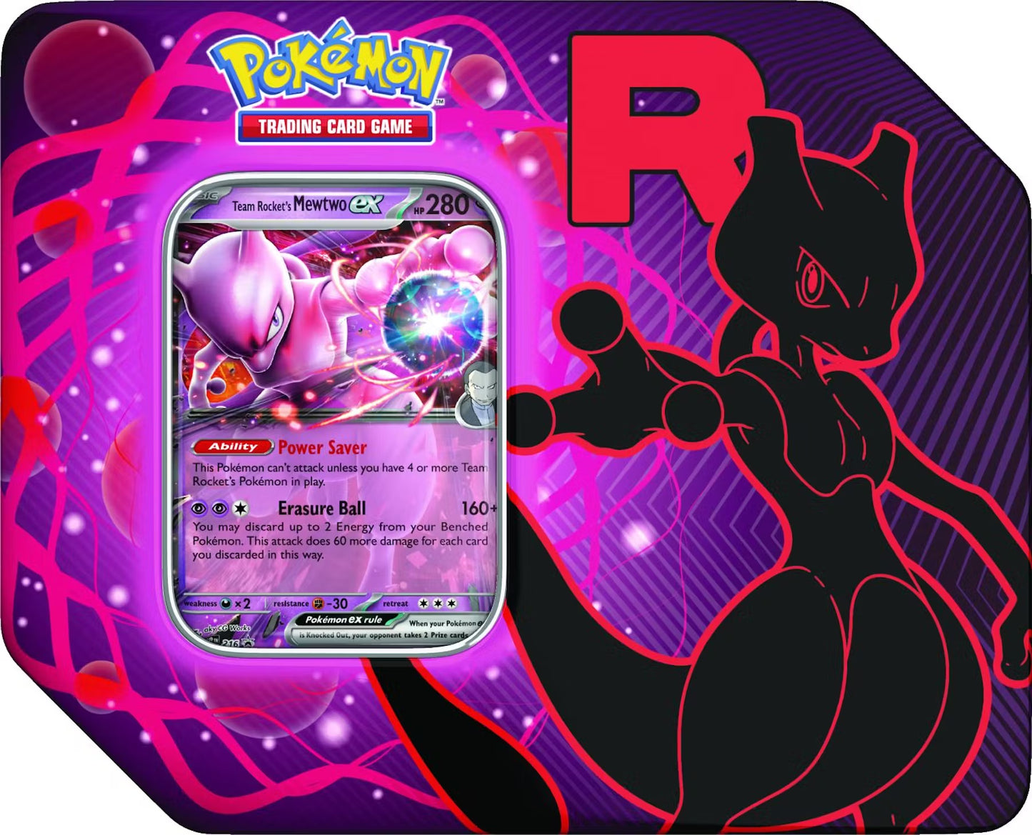 Pokemon TCG: Team Rocket Tin ( One Random Tin)