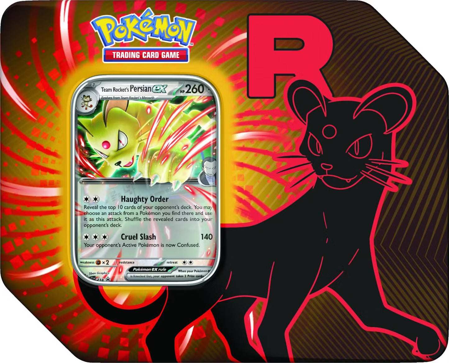 Pokemon TCG: Team Rocket Tin ( One Random Tin)