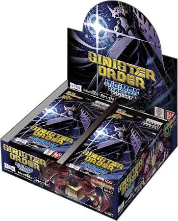 Digimon Card Game Extra Booster: Sinister Order Booster Box EX10 [ENGLISH, 24 Packs