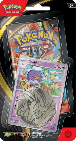 Pokemon TCG: Mega Evolutions Checklane blister ( 1  Randomly Selected  Blister)